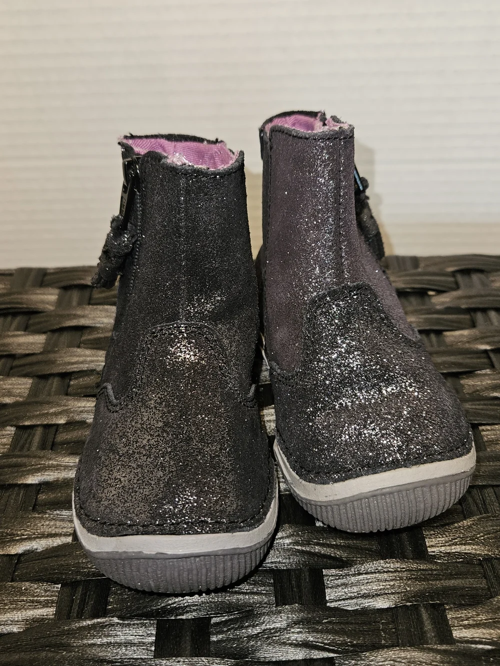 Stride Rite sparkly black